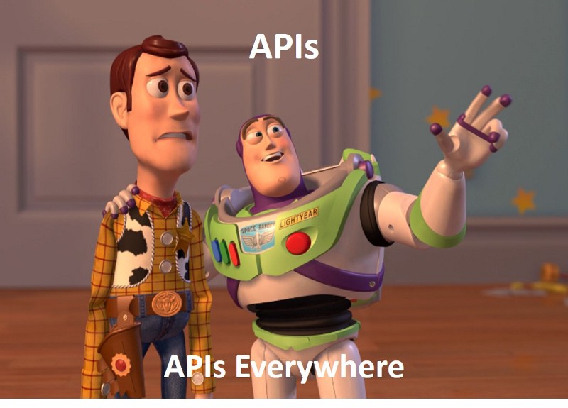 Toy Story's Sheriff Woody and Buzz Lightyear Depicting the State of APIs in Current Tech Industry