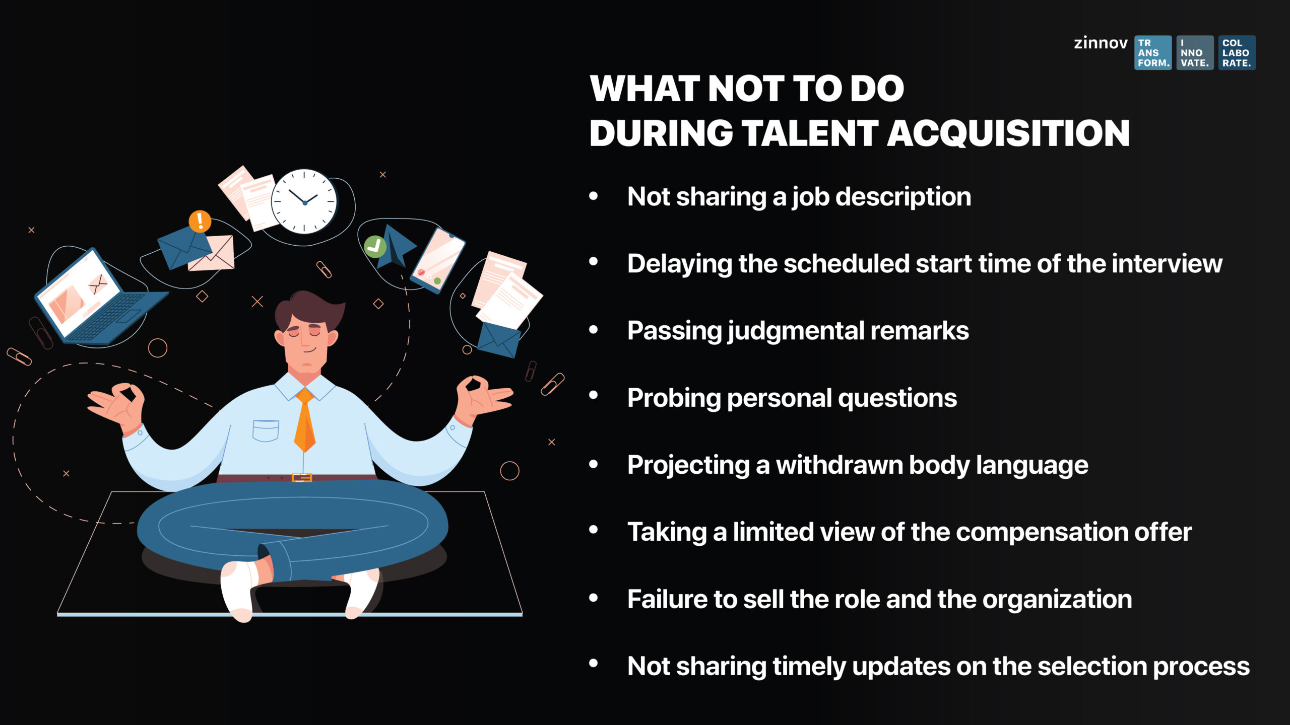 What not to do during talent acquisition