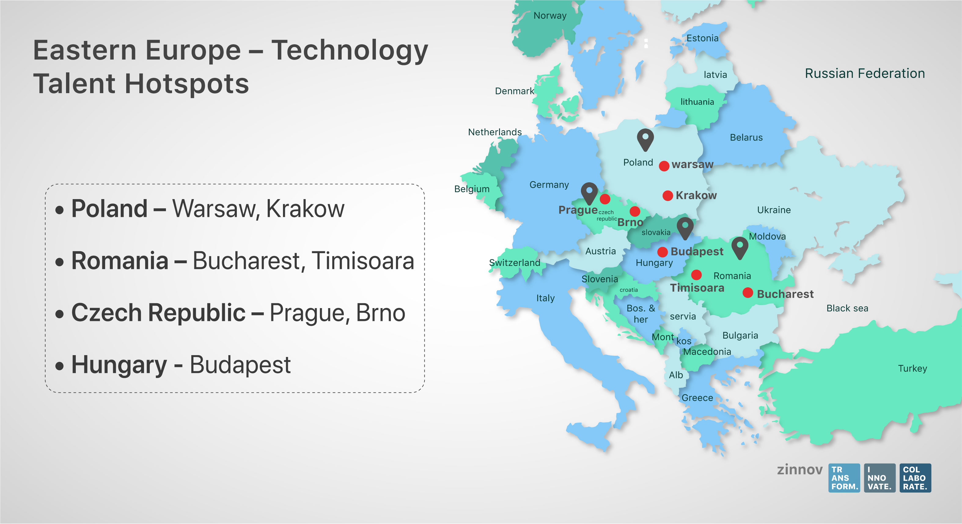 Eastern Europe Technology Talent Hotspots