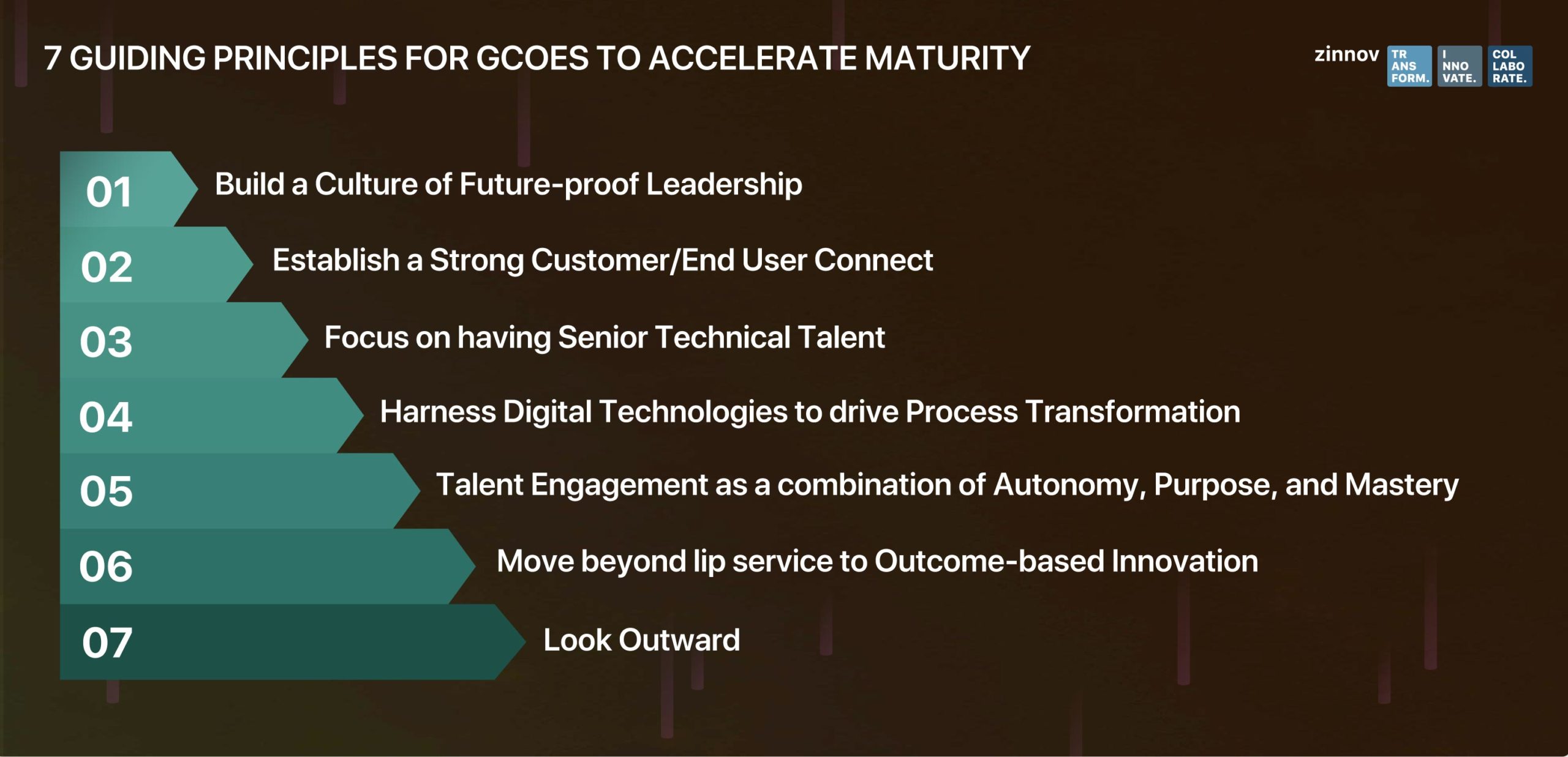 7 Guiding principles for GCoEs to accelerate maturity