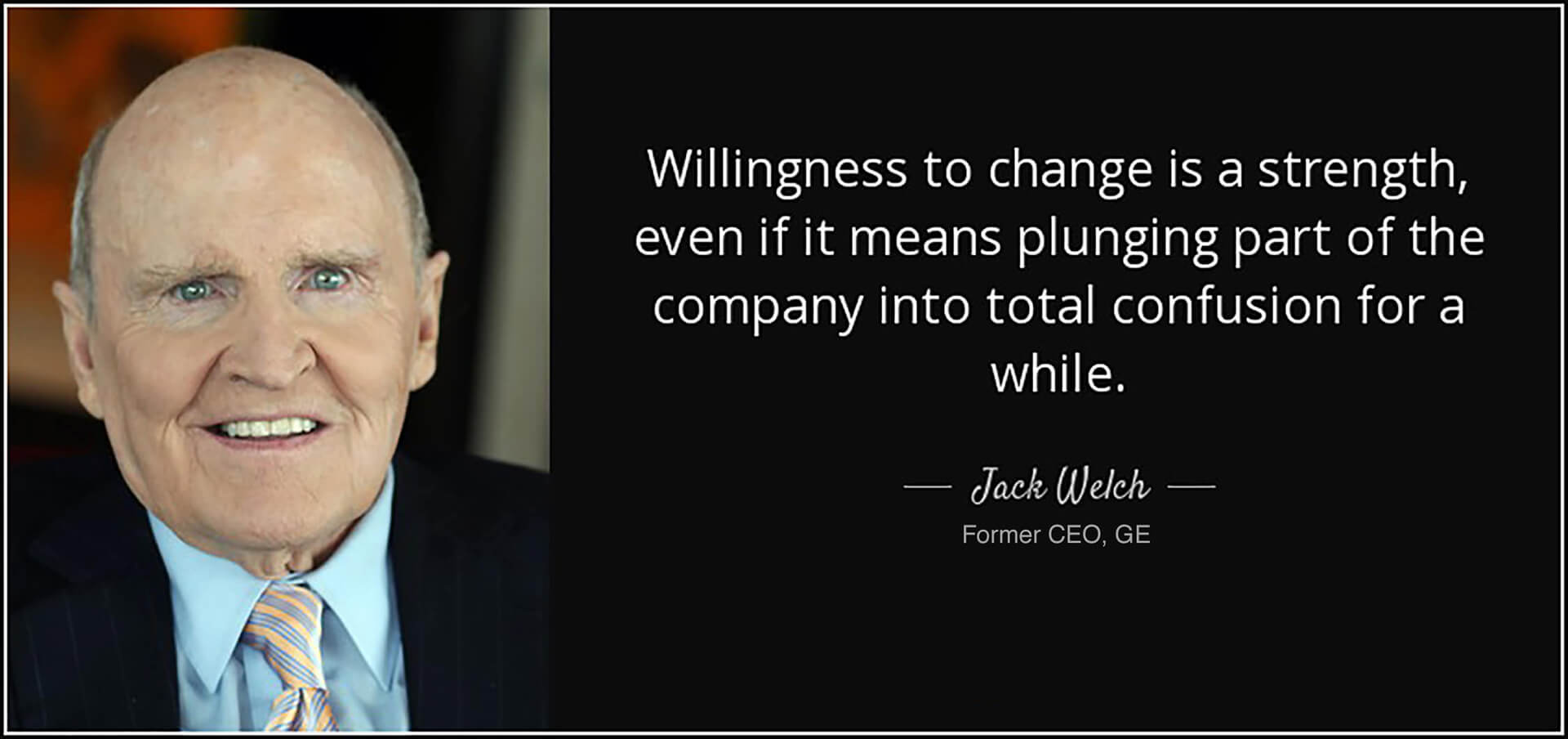 Jack welch's quote